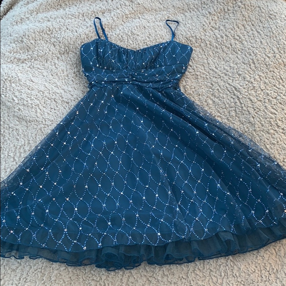 Royal Blue Homecoming Dress